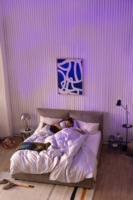 Letto matrimoniale imbottito grigio tortora con contenitore e rete inclusi 180x200 cm Myra Pillow – Bonami Selection