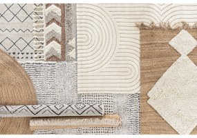 Tappeto color crema 120 x 170 cm Yen One - Universal