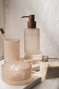 Portaspazzolini in vetro beige Modest - Mette Ditmer Denmark