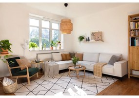 Poltrona in velluto verde scuro Mark - WOOOD