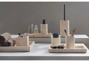 Dispenser di sapone in pietra beige 250 ml Travertine - Mette Ditmer Denmark