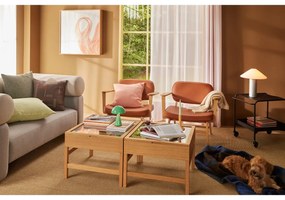 Lampada da tavolo LED dimmerabile color menta (altezza 20 cm) Mush - Hübsch