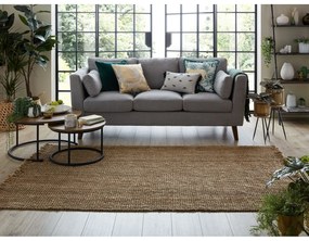 Tappeto di colore naturale in iuta tessuto a mano 120x170 cm Jute – Flair Rugs