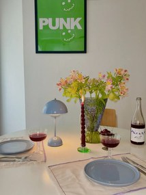 Vaso in vetro blu fatto a mano Abyss - Hübsch