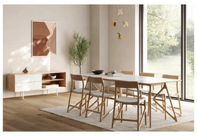 Tavolo da pranzo con piano in rovere 240x90 cm Tink - Gazzda