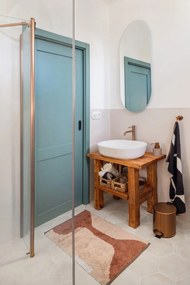 Asciugamani bianchi e neri in set da 2 pezzi in cotone biologico 50x90 cm Nova Arte - Mette Ditmer Denmark