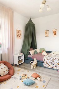 Biancheria da letto rosa in mussola per letto singolo 140x200 cm Angelia – douceur d'intérieur