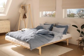 Letto matrimoniale in legno di pino con griglia 160x200 cm Pace - Karup Design