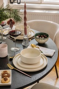 Tavolo da pranzo rotondo in rovere pieghevole ø 115 cm Malaga - Bonami Selection