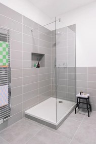 Set di 2 asciugamani in cotone biologico blu e rosa 40x55 cm Retro - Mette Ditmer Denmark