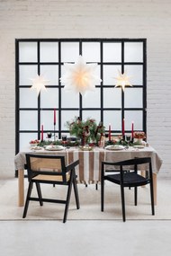 Decorazione luminosa a sospensione bianca con motivo natalizio ø 70 cm Sombra - Markslöjd