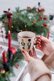 Set di tazze per cappuccino in gres a tema natalizio 2 pz 300 ml Jolly – Bloomingville