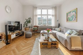 Tavolino con dettaglio bianco Sasha - WOOOD