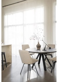 Set di sedie da bar marrone scuro in rovere massiccio 2 pz (altezza della seduta 65 cm) Austin – Rowico