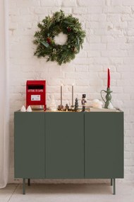 Decorazione natalizia luminosa bianca 4 pz ø 6,5 cm Carla – Sirius