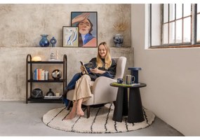 Tavolino nero , ø 50 cm Cep - Teulat