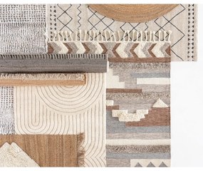 Tappeto color crema 120 x 170 cm Yen One - Universal