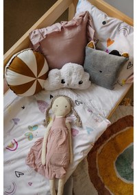 Tappeto per bambini fatto a mano, ø 110 cm Rainbow - Nattiot