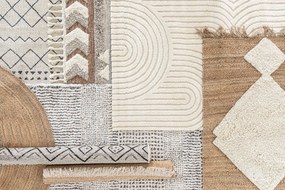 Tappeto marrone in iuta tessuto a mano 110x170 cm Lenny – Nattiot