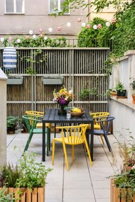 Sedia da giardino verde Capri - Bonami Essentials