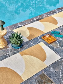 Passatoia da interno/esterno giallo ocra 70x270 cm Hill Ochre Pale Yellow – Pappelina