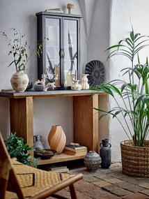 Vaso arancione in vetro (altezza totale 30 cm) Kanji – Bloomingville