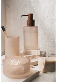 Portaspazzolini in vetro beige Modest - Mette Ditmer Denmark