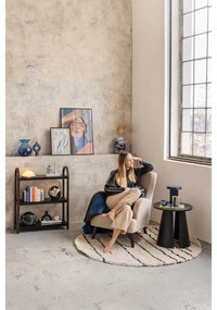 Tavolino nero , ø 50 cm Cep - Teulat