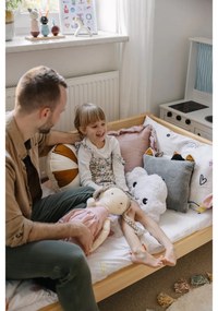 Tappeto per bambini fatto a mano, ø 110 cm Rainbow - Nattiot