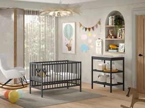 Fasciatoio color antracite in faggio massiccio Dino – Vipack