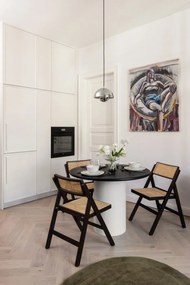 Sedia da pranzo in legno di pino nero Gunn - WOOOD