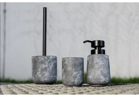 Scopino WC grigio in ceramica Sacile – Wenko