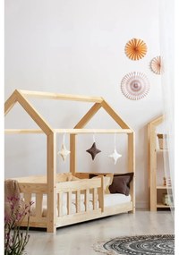 Letto per bambini in legno di pino 90x200 cm Mila MBP - Adeko