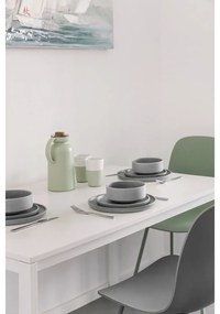 Set di piatti grigi in gres 12 pz Malia - Bonami Selection