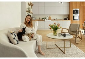 Tappeto in lana grigio chiaro 160x230 cm Minerals - Flair Rugs