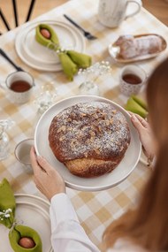 Set di piatti color crema in gres 18 pz Malia - Bonami Selection