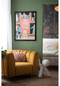 Letto matrimoniale imbottito beige rete non inclusa 180x200 cm Mattis Cord – Meise Möbel