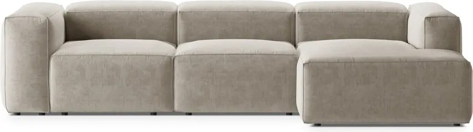 Divano angolare beige (con penisola a destra/con chaise lounge) Bergamo – Cosmopolitan Design