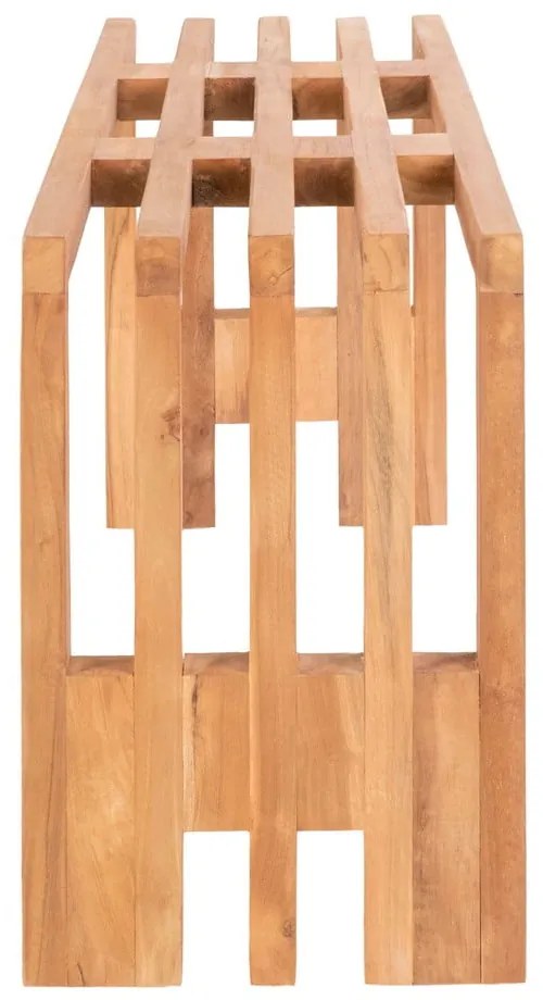 Panchina da giardino in legno di teak , 90 x 30 cm Benidorm - House Nordic