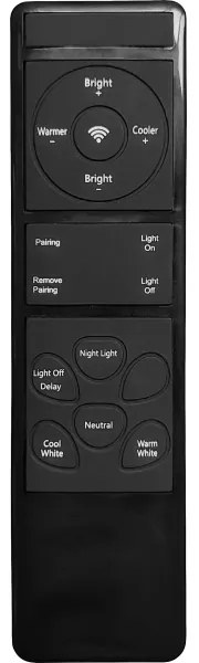 Top Light-Plafoniera LED dimmerabile SATELLITE LED/48W/230V 3000-6500K nero + +TC