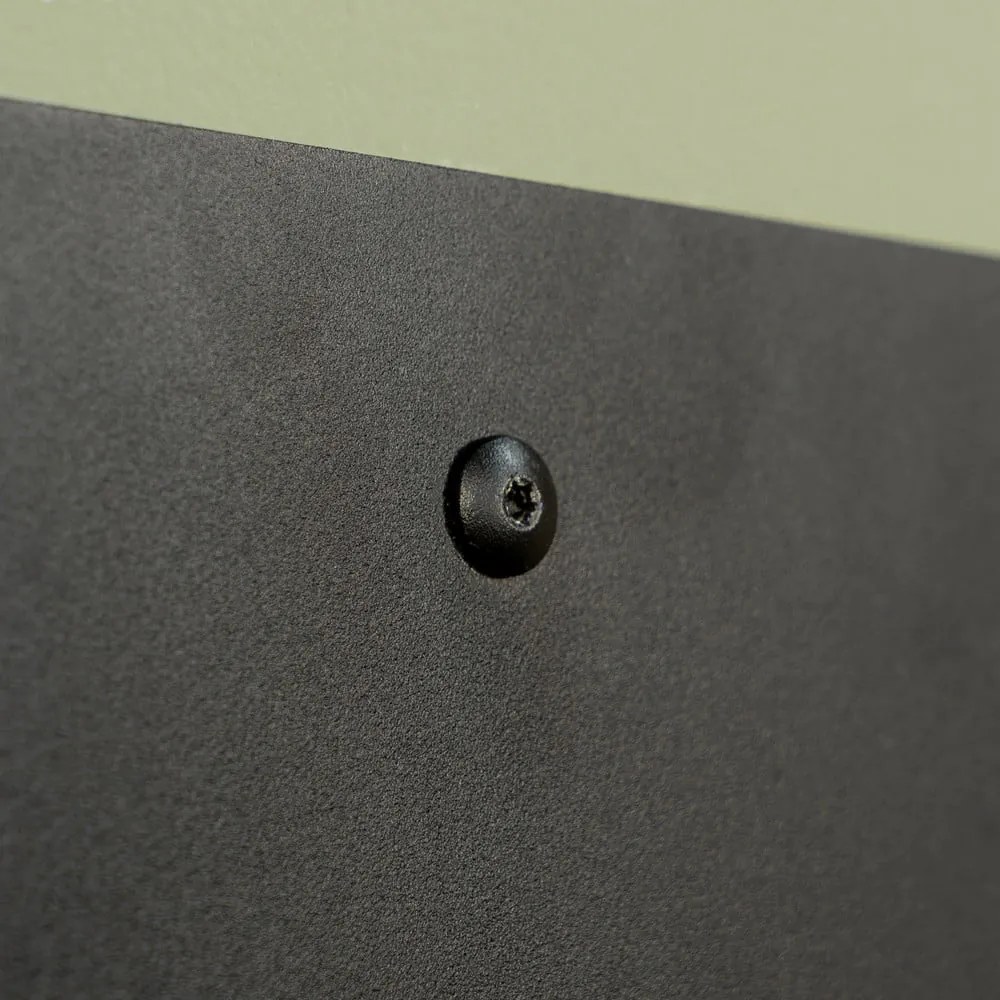 Mensola nera in metallo 30 cm Flex – Spinder Design