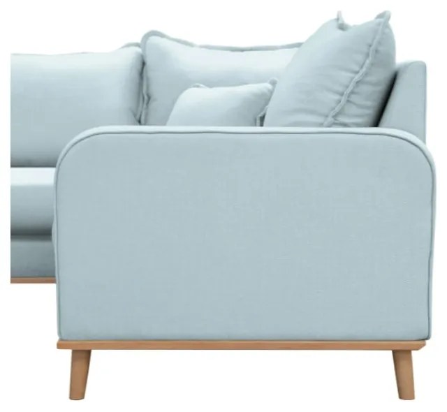 Divano angolare azzurro (angolo sinistro) Beata - Ropez