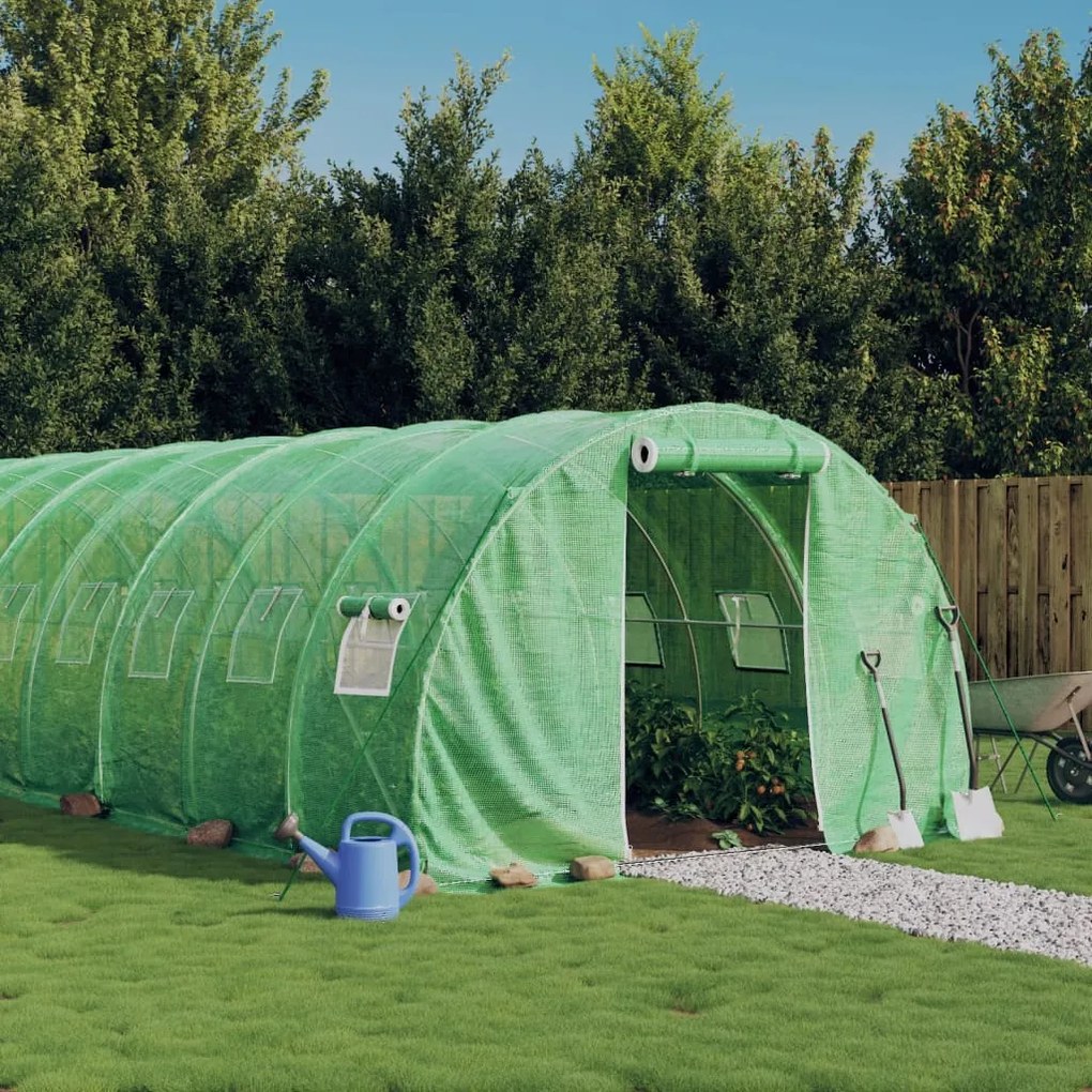 Serra Con Telaio İn Acciaio Verde 60 M² 20x3x2 M /