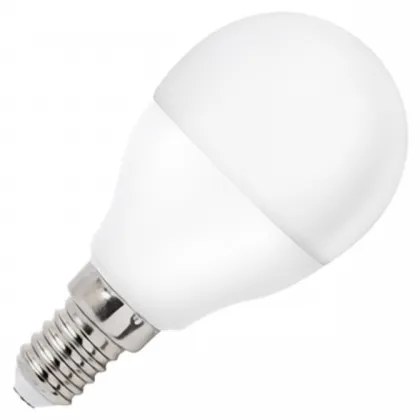 Lampada LED E14 9W, G45, 105lm/W Colore  Bianco Caldo 2.700K