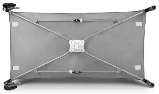 Lionelo - Lettino da viaggio FLOWER Turchese