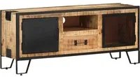 Mobile Porta TV 110x31x46 cm in Legno di Mango Grezzo cod mxl 59631