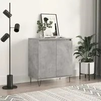 Credenza Grigio Cemento 60x35x70 cm in Legno Multistrato 827160