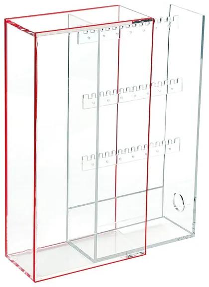 Scatola-Portagioie polipropilene (13 x 25 x 6,7 cm) - Rosa