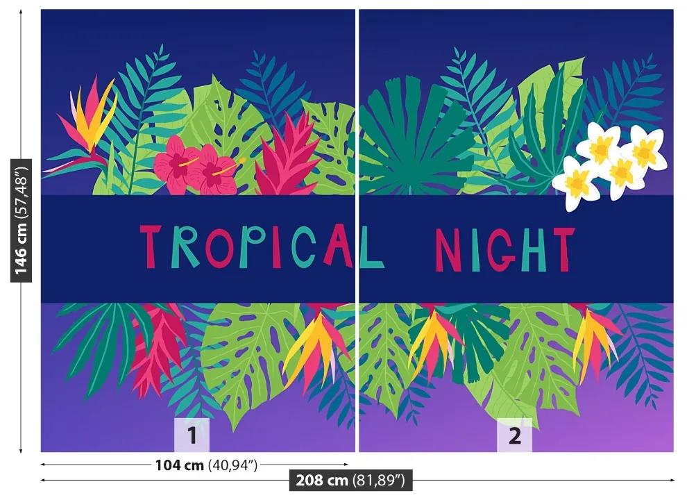 Carta da parati Notte tropicale 104x70 cm