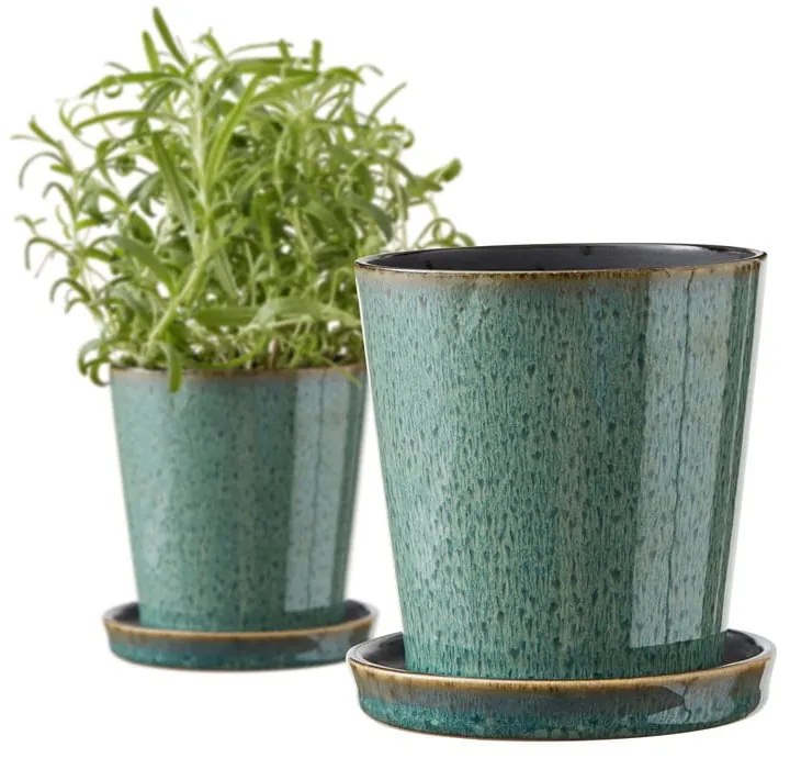 Coprivaso in gres ø 10 cm Gastro Green/Black – Bitz